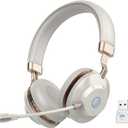 Vonztek Bluetooth Headset with AI Noise Canceling Mic