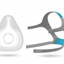 Upgraded Replacement Cushion Set for Airfit F20, Advanced Silicone F20 Full Face Mask, Optimized Sealing & Comfort, Cost-Effective CPAP Supplies, Includes Medium Cushion, Headgear & Frame (No Elbow)