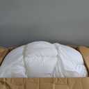 Mattress Topper King for Back Pain, Extra Thick Mattress Pad Cover, Plush Pillow Top, Deep Elastic Pocket, White