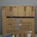 InnoTruth 29.5 - 40.75" Baby Gate for Stairs, 30" Tall Dog Gates for Doorways & Hallways, Safety Gate for Kids & Pets, Pressure-Mounted Walk-Through with Dual Lock & 2-Way Swing