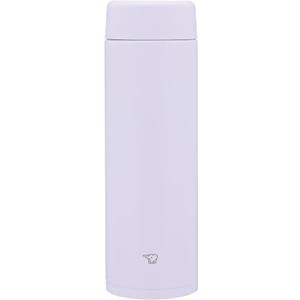 Zojirushi Mahobin SM-GS60-VM Stainless Steel Mug Water Bottle, 600ml Screw Type, Dishwasher Safe, Seamless Tub, Only 2 Cleaning Points, Icy Purple