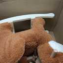 labebe - Baby Rocking Horse, Brownish Red Fox Rocking Horse with Seat Belt, Plush Animal Rocker for Kids, Stuffed Rocker Toy for Children 6M-3 Years Old Girl&Boy