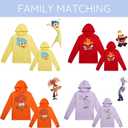 Disney Inside Out Hooded Matching Family Long Sleeve T-Shirt Toddler to Adult Sizes (2T - 2XL) (XL)