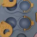 Interactive Cat Puzzle Toy & Treat Dispenser - Maze Slow Feeder for Small, Medium & Large Cats, Enrichment Toy for IQ Training, Reduces Bloating & Prevents Gulping (Light Blue)