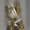 N9R 100PCS Gold Plastic Silverware, Heavy Duty Disposable Cutlery Set for Parties, Disposable Plastic Spoons and Forks Includes 50 Gold Spoons and 50 Forks for Wedding, Birthday, Dinner