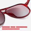 livho Trendy Polarized Aviator Sunglasses Women Men, Retro Sun Glasses for Women Men 2025, Oversized UV Protection Shades