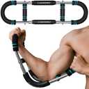 Twister Arm Trainer 20/60 & 40/90 lbs - Adjustable Chest, Arm & Upper Body Workout Bar for Home Gym Strength Training - Silent Resistance Power Twister by GOHOMELY