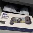 Koiiko Wireless Controller D8 Pro for 13in iPad, Tablet, iOS/Android/PC/Switch/PS4, 7-color RGB, Mobile Cloud Game, Streaming on PS/Xbox/PC Console, iPhone 16/15/14, Hall Effects Joysticks (white)