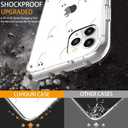 LUHOURI Designed for iPhone 11 Pro Case with Screen Protector - Crystal Acrylic Clear for Women and Girls - Slim Fit Protective Phone Cover 5.8" - Little Ghosts