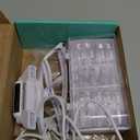 Magnifying Glasses with Lights Rechargeable Headband Magnifying Glasses for Close Work with 5 LEDs, 5X 3.5X 2.5X 1.5X Hands Free Lighted Magnifier for Reading Jewelry Sewing