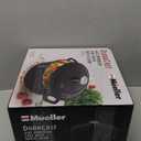 MELLERHOME 6 Quart Enameled Cast Iron Pot Dutch Oven, Heavy-Duty Oven-Safe up to 500 F, & Across All Cooktops, Casserole Dishes for Ovens, Bread Pan with Lid and Knob, Cast Iron Cookware, Black
