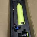 H400 Mini Scuba Tank 1.0L Scuba Tank Up to 20 Minutes Underwater Breathing Portable Diving Tank with On-Off Valve Reusable Pony Bottle for Underwater Exploration Emergency/Recreation