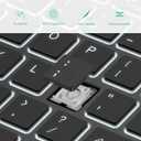 TECURS Bluetooth Keyboard and Mouse Combo for iPad - Rechargeable Wireless Keyboard & Mouse with 7-Color Backlit Compatible with iPad 10th/9th/8th Gen, iPad Pro/Air/Mini, iPhone15/14/13 Pro, Black