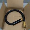 Giraffe Tools Garden Hose 2ft x 5/8'', Short Water Hose Heavy Duty, Lightweight, Flexible Hybrid Hose, Male to Female Fittings