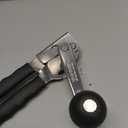 Commercial Can Opener, UHIYEE Hand Crank Can Opener Manual Heavy Duty with Comfortable Extra-long Handles, Oversized Knob, Large Handheld Can Open Easy for Big Cans, Black