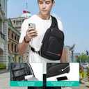 Eurcool Mens Shoulder Bag Sling Bag Crossbody Backpack Shoulder Casual Daypack Rucksack for Men