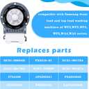 New Washer Drain Pump DC31-00054D DC31-00187A PX3516-01 for Samsung Washing Machine Models in the WA4, WA5, WF2, WF3, WF4, and WF5 series by TOMOON