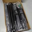 LETIANPAI 4 Pack String Light Poles,10 Ft Light Poles for Outside String Lights,Outdoor Lights Pole with Fork,Metal Poles Stand for Patio Deck Backyard