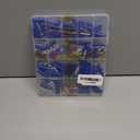 180PCS Conical Concrete Anchors and Screws Assortment Kit, 90PCS Concrete Wall Anchors, 90PCS Self Tapping Screws for Masonry Stucco Brick Cement Cinder Block Tile, with 2PCS Drill Bit