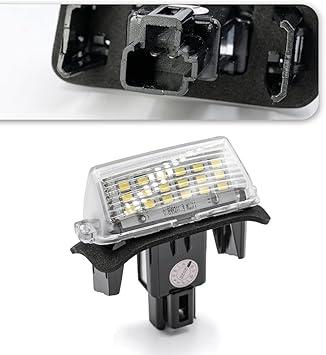 LED License Plate Lights Number Lamp for Toyota Camry(XV50) 2012-2017,Prius C (NHP10)2012-2019 Powered by High Power SMD Xenon White LED Error Free