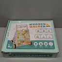 Wooden Baby Walker with Wheels, Push Walker with Baby Activity Center, Montessori Walking Toy for Girls Boys, Ajustable Speed & Height Activity Toy for Toddler Learning to Walk 12+ Months (Natural)