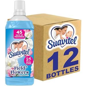 Suavitel Fabric Softener, Field Flowers, 25 oz (Pack of 12)