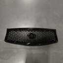 Grill Compatible with 2014 2015 2016 2017 Infiniti Q50 All Model Plastic(ABS) Front Bumper Black Hood Mesh Conversion Grille Kit