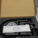 OWOFAN Black Kitchen Faucet with Pull Out Sprayer Stainless Steel Single Handle Spring Sink Faucets 1 Hole Or 3 Hole Dual Function for Farmhouse Camper Laundry Utility Rv Wet Bar