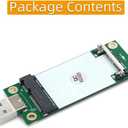 Mini PCI-E to USB Adapter with SIM Card Slot for Module Transfer to USB Interface