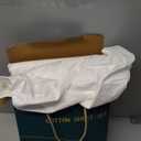 LBRO2M 1000 Thread Count 100% Cotton Sheets Set,California King Size Bed Sheet 4 Piece Sets,Long Staple,16 Inches Deep Pocket,All Season,Bedding Super Soft Comforterble Breathable,Sateen(White)