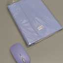 Keyboard Case for Samsung Galaxy Tab A11+ Plus 2025 / A9+ Plus 2023 11 inch - 7 Colors Backlit Keyboard Cover and Mouse (Light Purple)