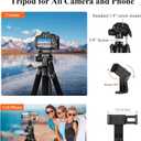 Victiv Tripod 74-Camera-Tripod for Cell Phone, Aluminum Professional Heavy Duty Camera Tripod Stand, Tripod for Camera DSLR SLR with Carry Bag, Compatible with Canon Nikon iPhone
