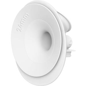 1pc M9 Upgraded Double-Sealed Flange 24mm Only Compatible with Momcozy Upgraded Mobile Flow M9, 24mm Flange, BPA Free, Comfort Pumping, Not Mom Cozy Original Parts