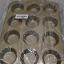 Nonstick Muffin & Cupcake Pan Set (2 Pack) - 12 Cup Regular + 24 Cup Mini Muffin Tins | Heavy Duty Gold Carbon Steel, Rust-Resistant, Easy Release