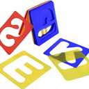 TecUnite 26 Pieces Alphabet Stencils Set Plastic Letter Stencils for Painting Learning, DIY Craft Decoration (7 x 7 Inches)