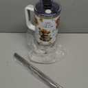 DUUV Highland Cow Gifts for Women Girls, Highland Cow Tumbler Cup, Christmas Birthday Gifts for Cowgirls, Just A Girl Who Loves Cows, Funny Cowgirl 40 Oz Tumbler with Handle, 1PCS