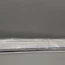 No Drill L-Shaped Vinyl Cordless Mini Blinds,White,42.5" Wx 64" H