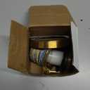 PRIMSOPH Tip-Toe Tub Drain Trim Kit with One Hole Overflow Faceplate Conversion Kit Assembly Universal Fine Coarse Thread Replacement Brushed Gold