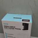 Tastyle Mini Hot and Iced Coffee Maker Single Serve, for K-Cup and Ground, 6 to 14 Oz Brew Sizes, with Recipe Book, for Home, Travel, RV, Office and Dorm, Classic Black (2.0 Version)