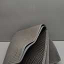 Cat Litter Box Mat: 36"x 30" Waterproof Kitty Cat Litter Trapping Mat, Easy-clean Double-layer Scatter Control Pad Rug (Grey)