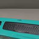 Logitech MK335 Quiet Wireless Keyboard and Mouse Combo - Black/Silver Keyboard and Mouse Combo Wireless, Ambidextrous