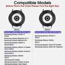 Mingdao Compatible with Galaxy Watch 7 6 5 4 /Watch5 Pro / Watch3 (41mm) / Galaxy Watch (42mm) / Active2 / Active Stylish PU Leather Band Replacement Strap, Houndstooth MD6979