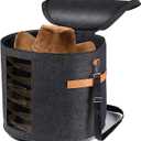 Hat Storage Box Round Hat Storage Box Foldable Hat Box with Lid for Stuffed Clothes and Animal Toy, Carrying Organizer Box for Hat (Dark Grey)