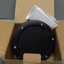 JeCar Aluminum Gas Cap Fuel Filler Door Cover for Jeep Wrangler 2007-2018 JK & Unlimited Accessories (Black)