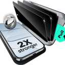 ESR 3 Pack for iPhone Air Privacy Screen Protector, Military Grade Shatterproof, 9H Hardness, Anti-spy Tempered Glass for iPhone 17 Air with UltraFit Tray