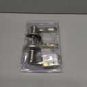 Kwikset Tustin Entry Door Handle with Lock and Key, Secure Keyed Reversible Lever Exterior, For Front Entrance and Bedrooms, Satin Nickel, Pick Resistant Smartkey Rekey Security and Microban