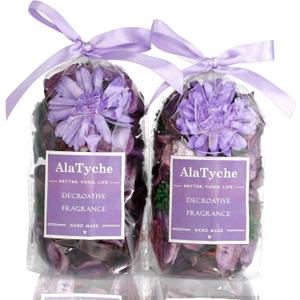 Spring Potpourri Bags, Purple Potpourri Bowl Filler,Lavender Scented Decorative Dried Flower,Home Fragrance Sachet,Vase Decor-Mini