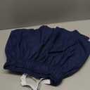 Wrap Around Dust Ruffle Bed Skirt - Navy Blue - Twin/Twin XL Size Beds with 12 Inch Drop - Elastic Strap - Adjustable Pleated Bedskirt with Brushed Fabric and Wrinkle Free - Women, Men, Kids & Teens