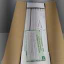 Clear Acrylic Dog Playpen with Door for Puppies & Small Dogs, 8 Panels, White