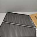 Steel Fireplace Screen 3 Panel Black | 50" W x 30" H 